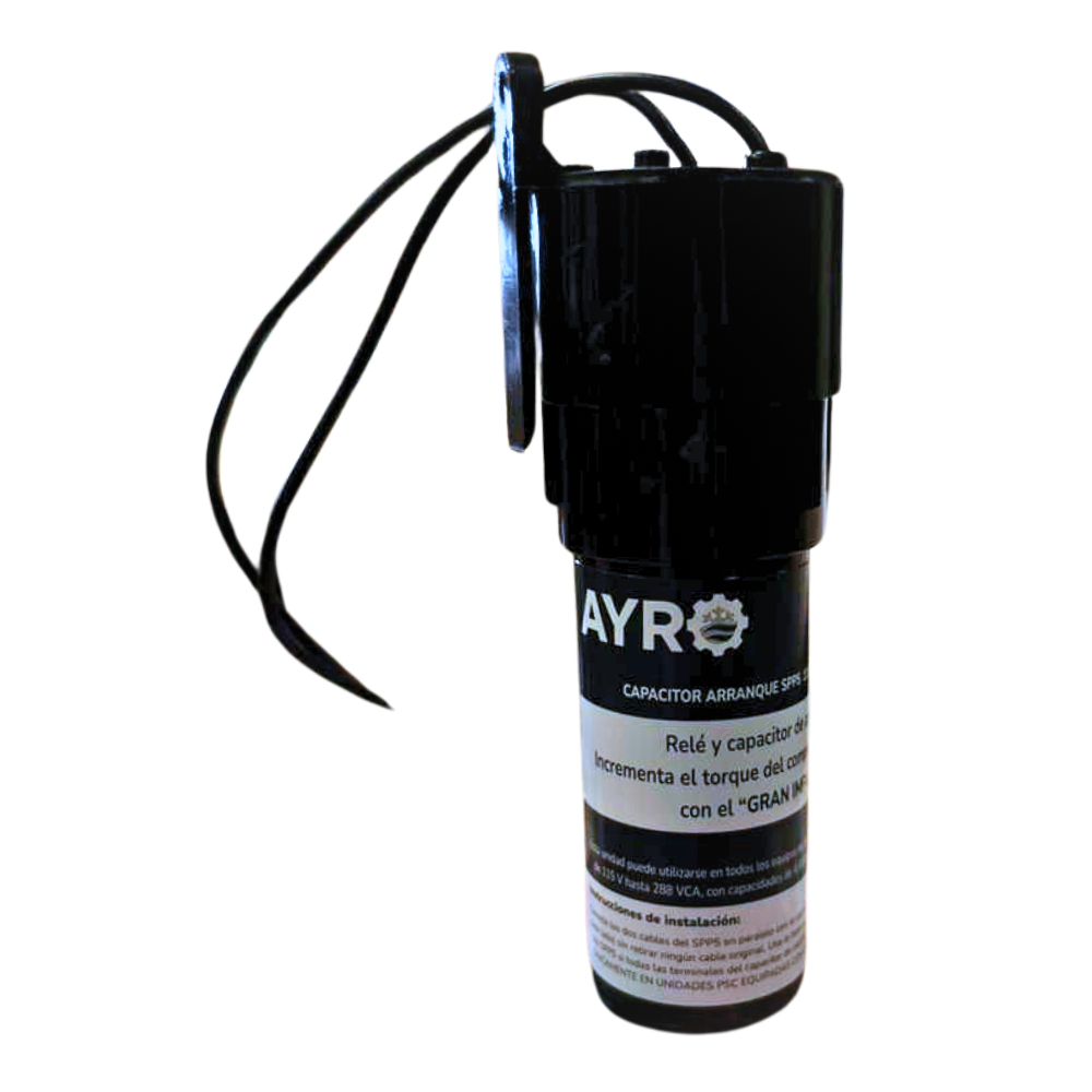 CAPACITOR AYRO ARRANQ SPP5 1/2 10HP DUAL