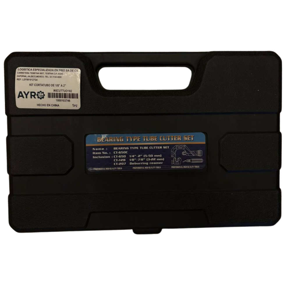 CORTATUBOS AYRO KIT DE 1/8" A 2"